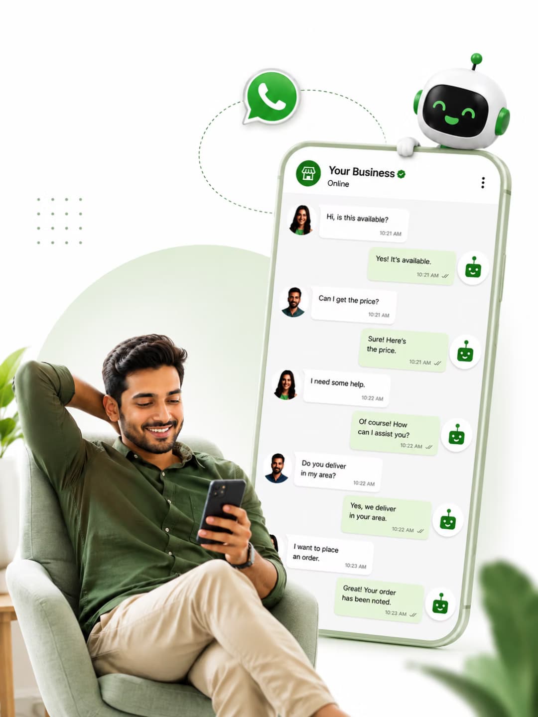 WA Agent WhatsApp marketing campaign dashboard