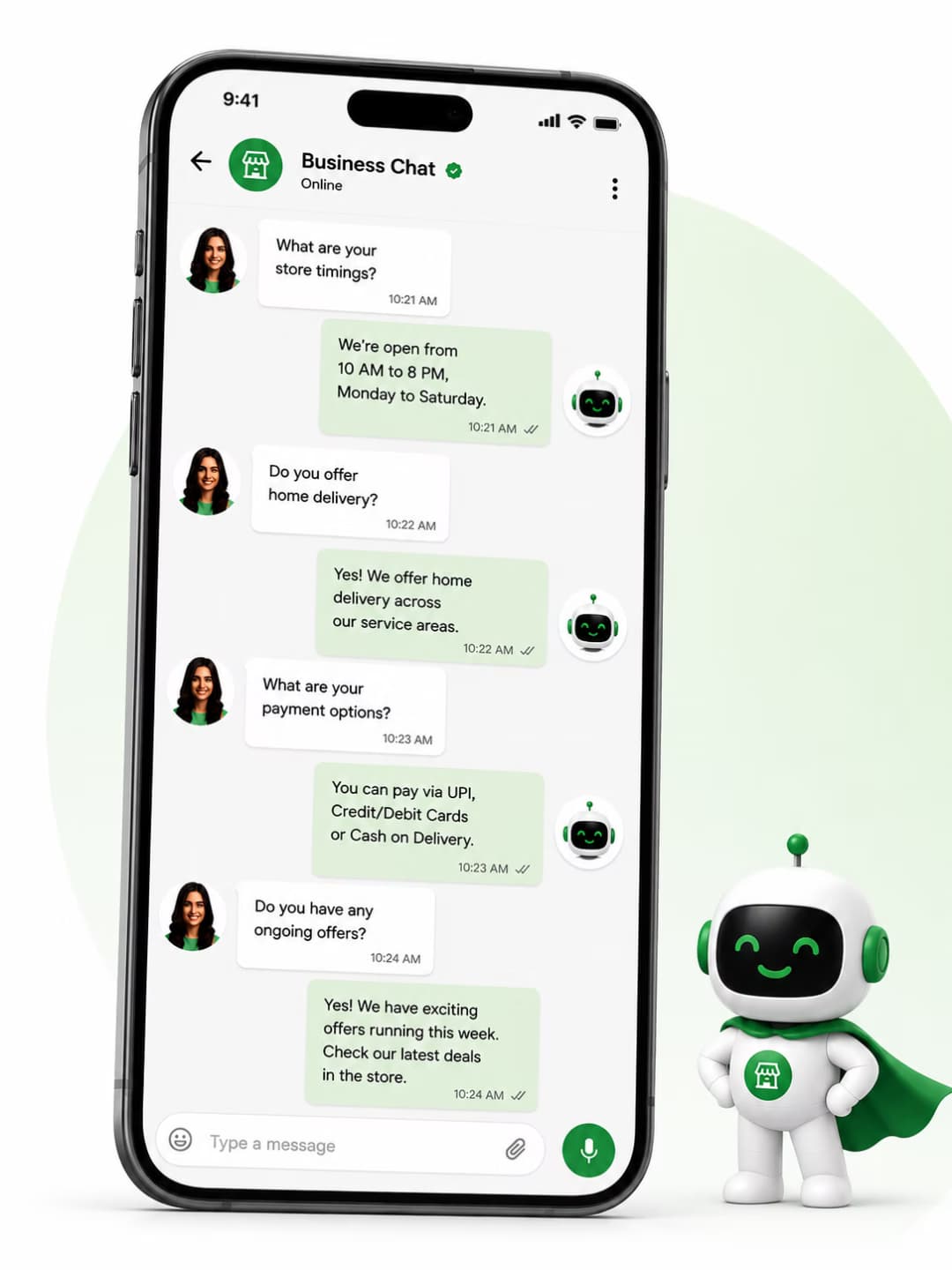 WA Agent AI automation for customer conversations